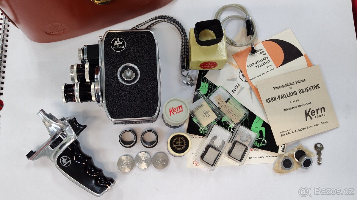 Kamera Bolex - Paillard D8L s příslušenstvím - 6