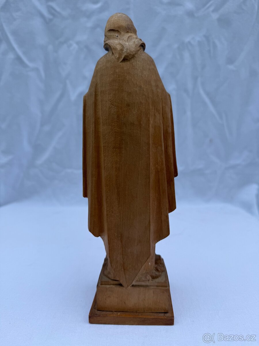 Dřevěná socha Svatá Ludmila - 6