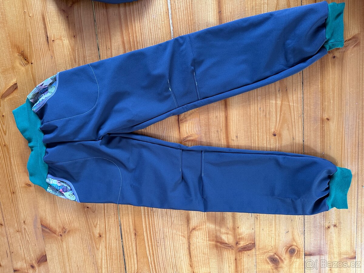 Softshell komplet tmavě šedý- stromy - 6