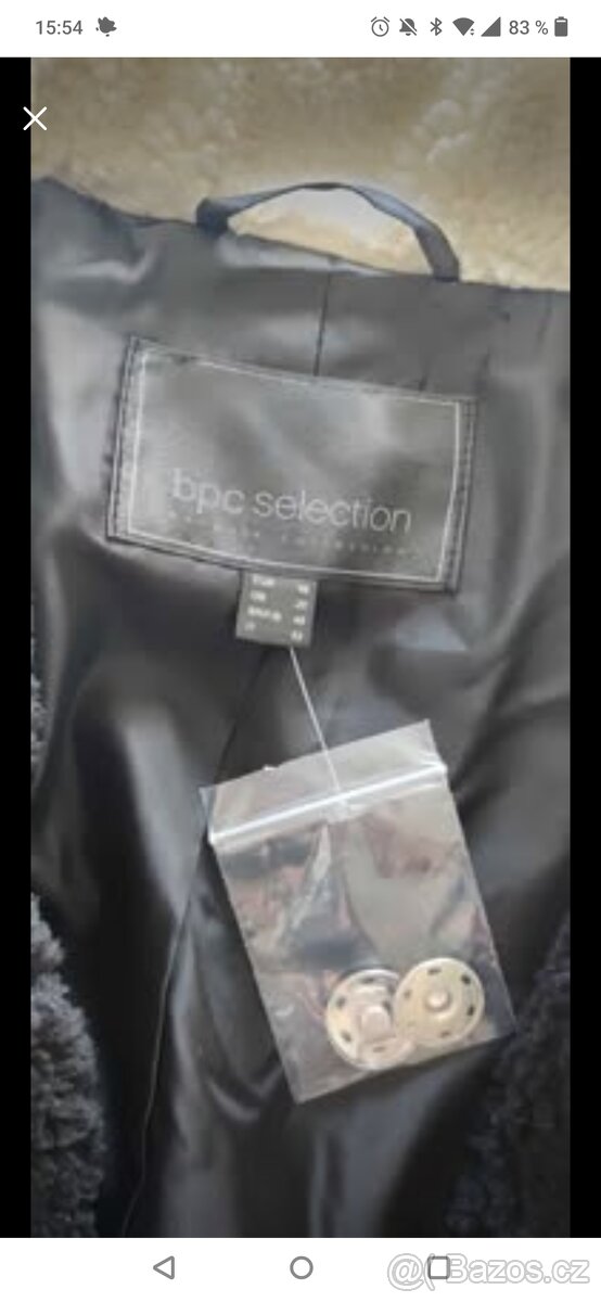 Nový, pěkný dámský zimní kabát, vel. cca 46 - 6