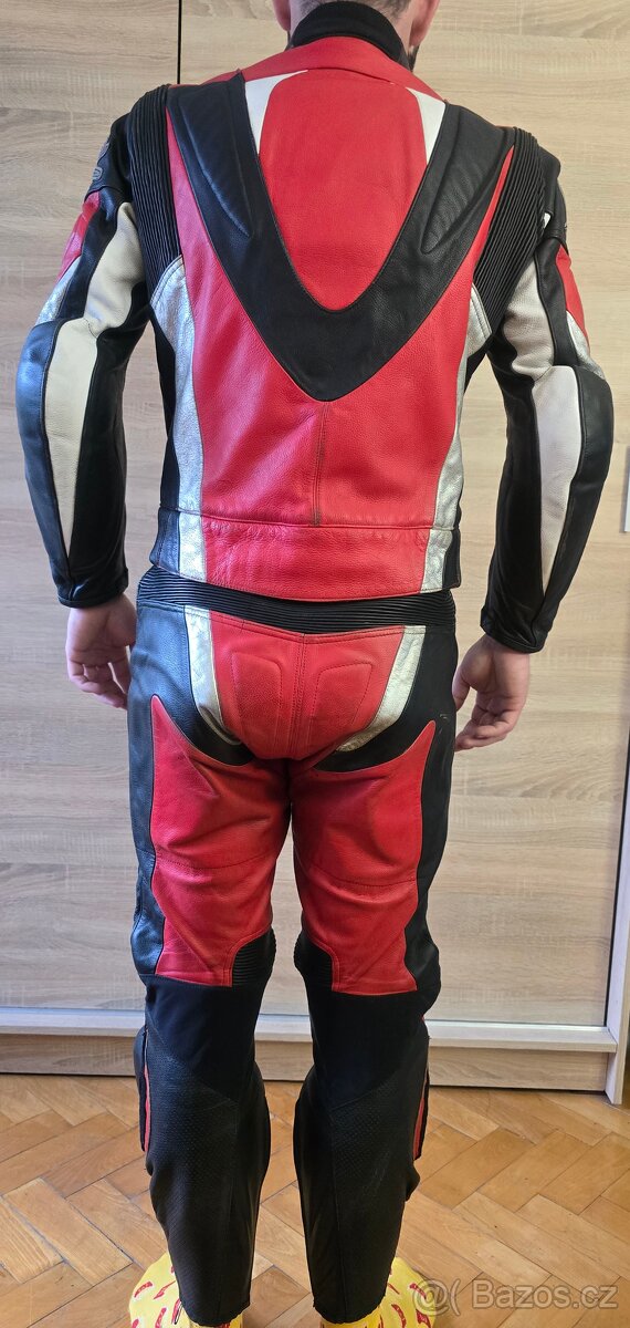 Dvoudílná kožená kombinéza - 6