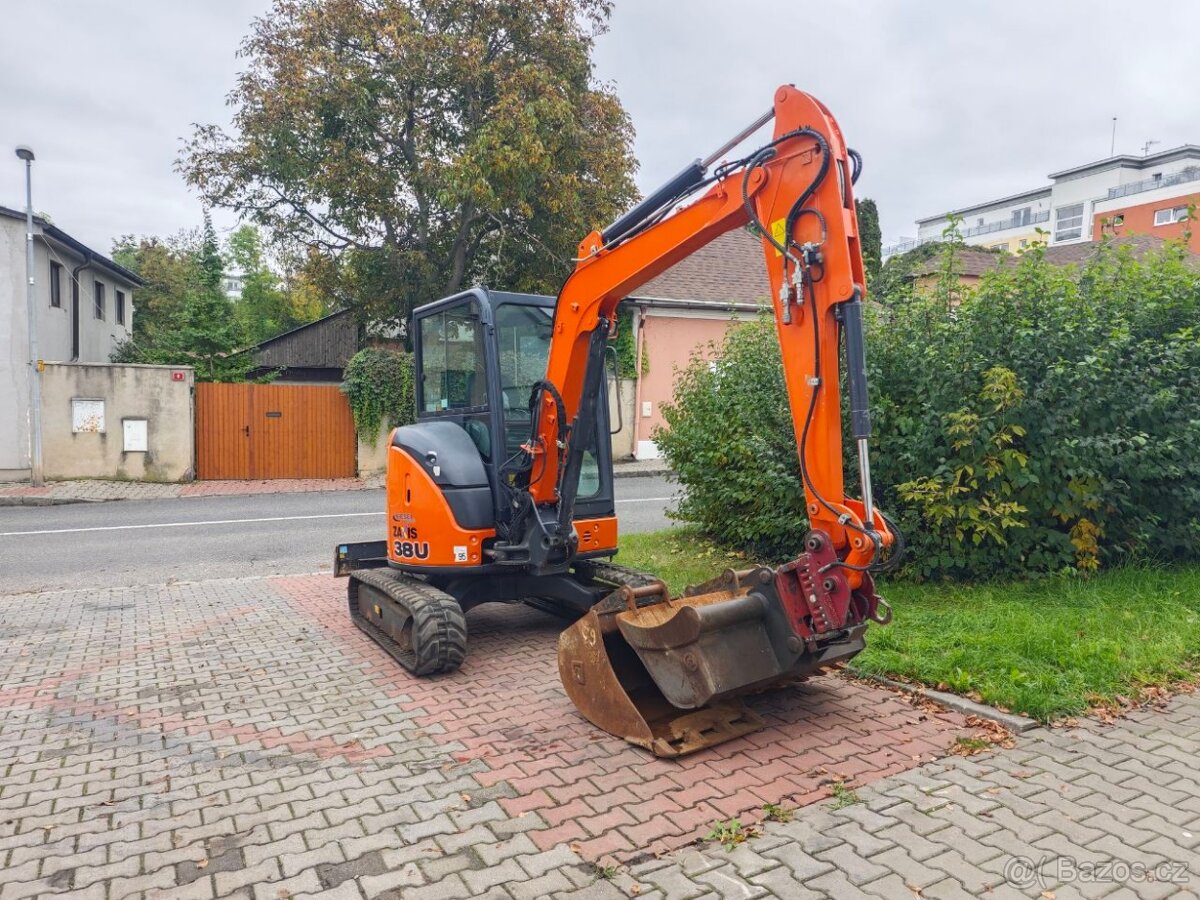 Pásový Minibagr Hitachi ZX38U-5A - 6