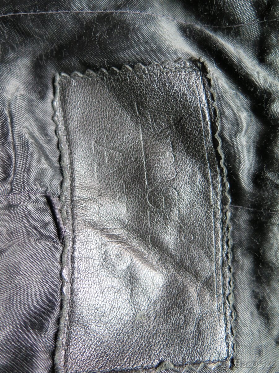 parker kožený American Armor vel XXL-obnošený-trhlý viz foto - 6