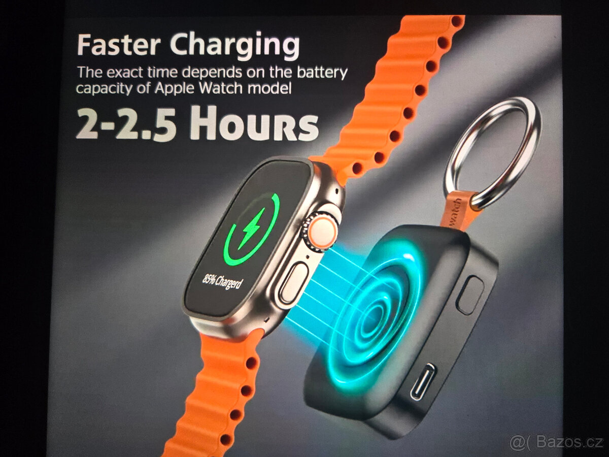 powerbanka vireless nabíječka pro Apple watch mobilní - 6