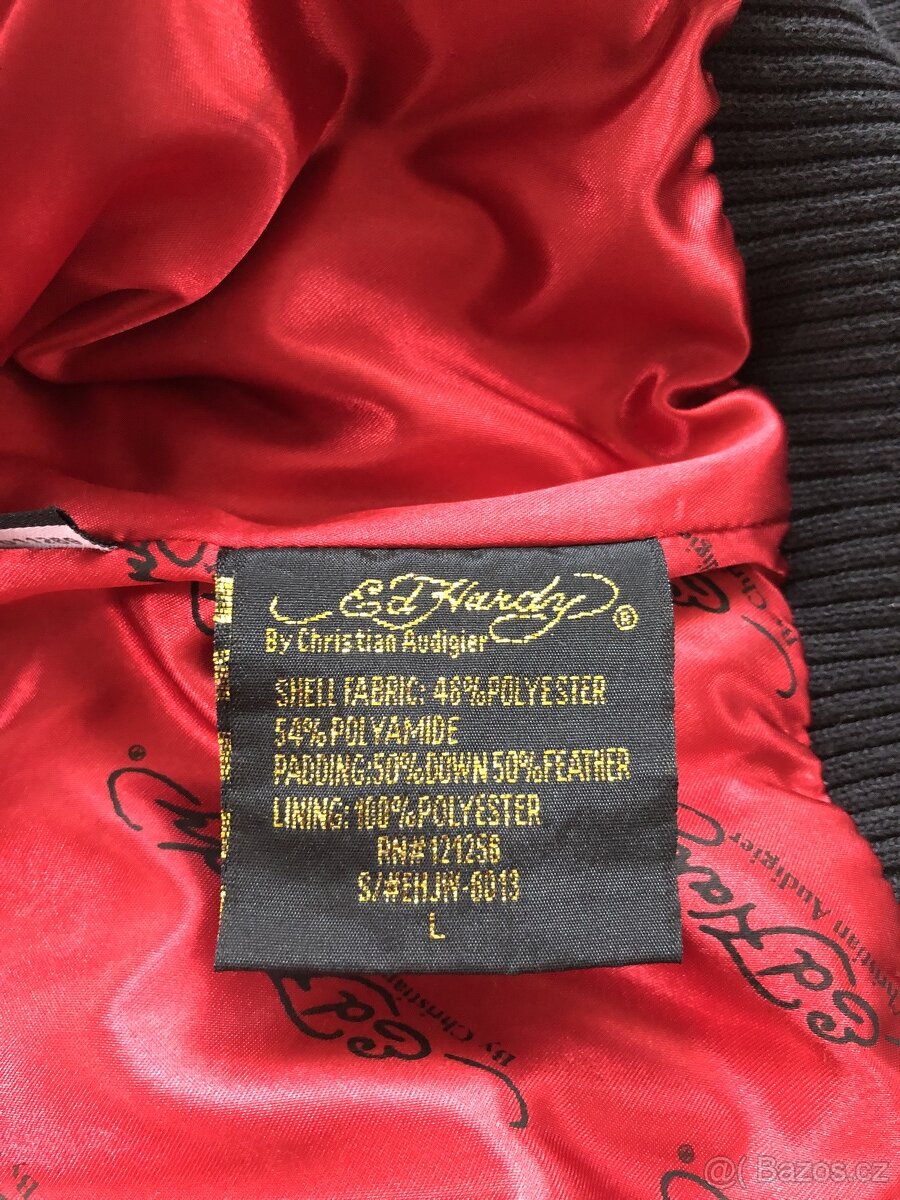 Ed Hardy krátká vesta do pasu vel. L - 6