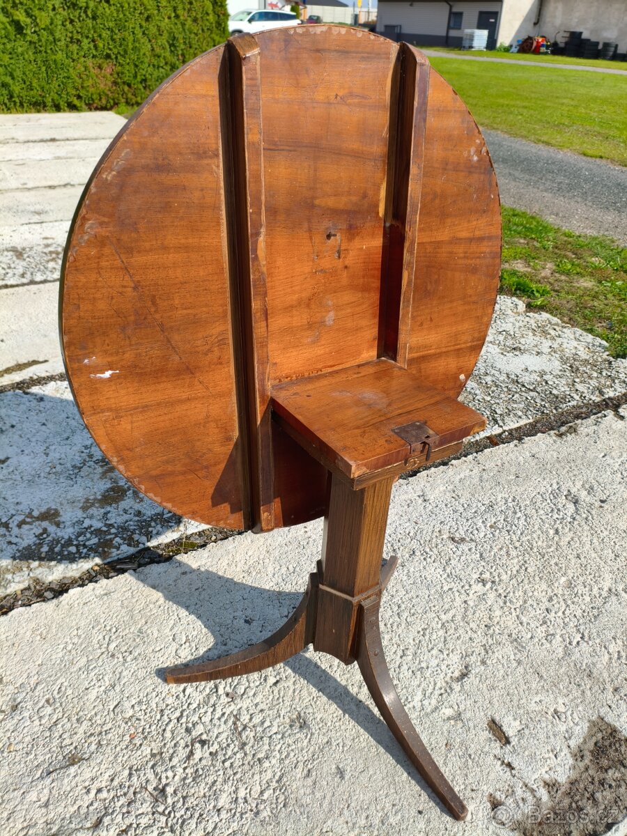Biedermeier jídelní stůl tzv,, Sklopka`` - 6