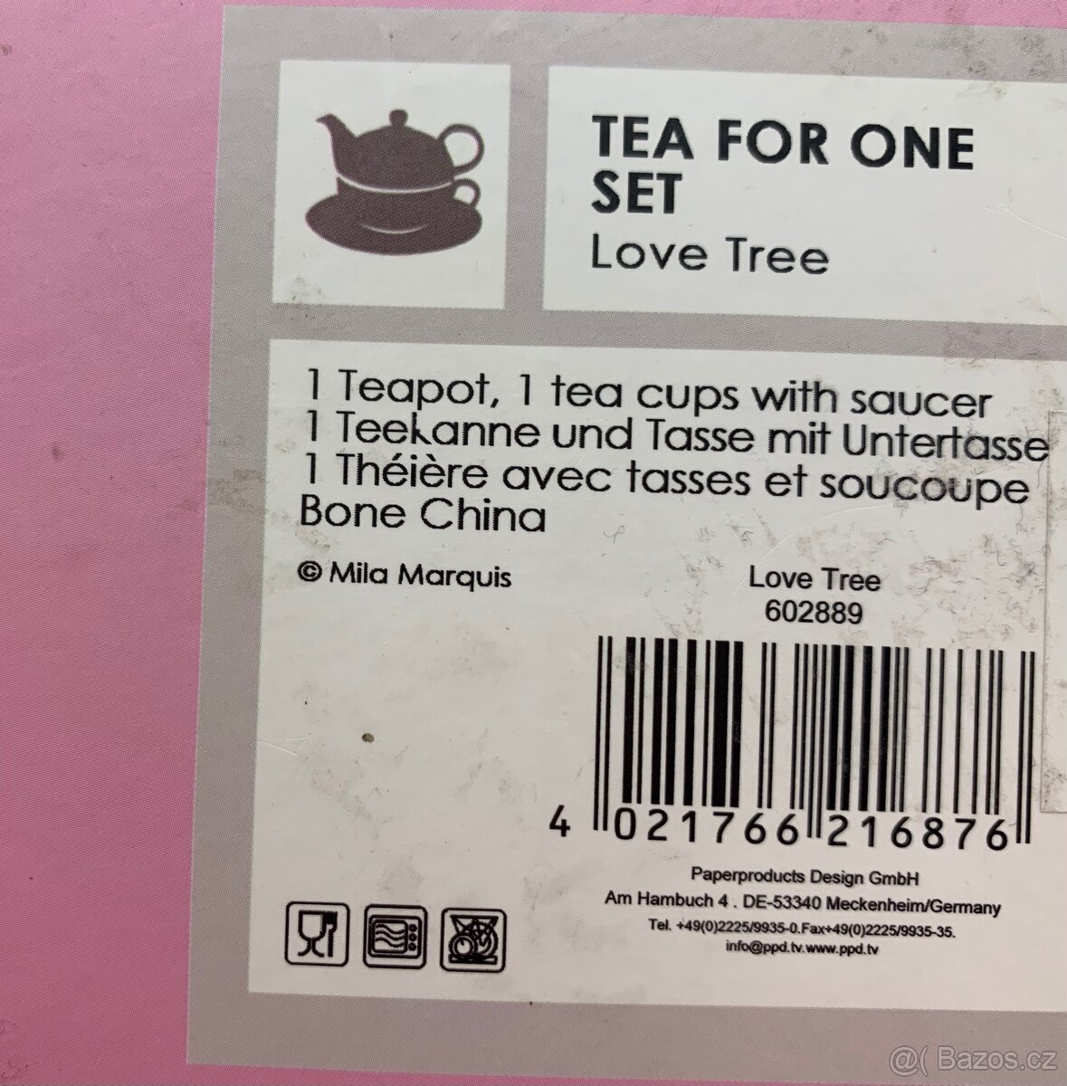 Porcelanovy set na caj - Nove - 6