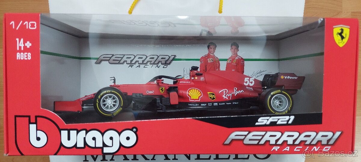 Ferrari F1 SF21 C. SAINZ 1:18 - 6