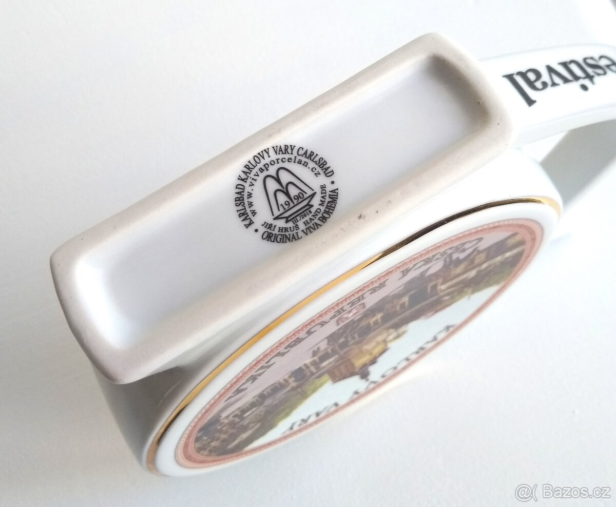 Originální porcelánové lázeňské pítko medvědi - 6