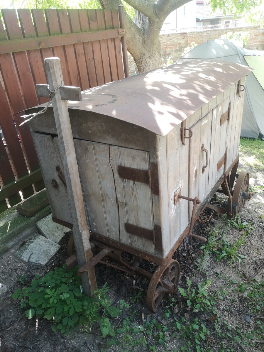 Vozík starý, historicky kompresor - 6