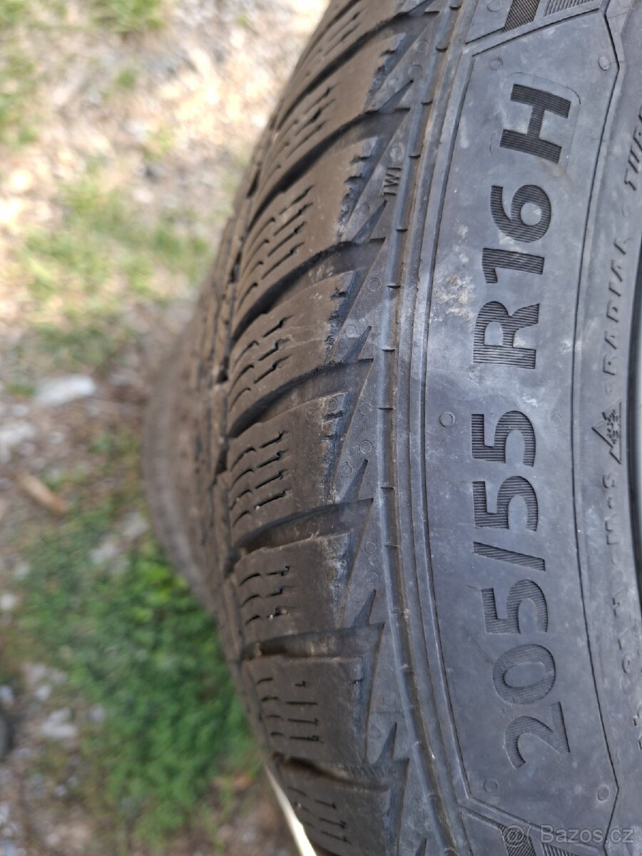 Dojezdová sada 205/55r16 za 500,- - 6