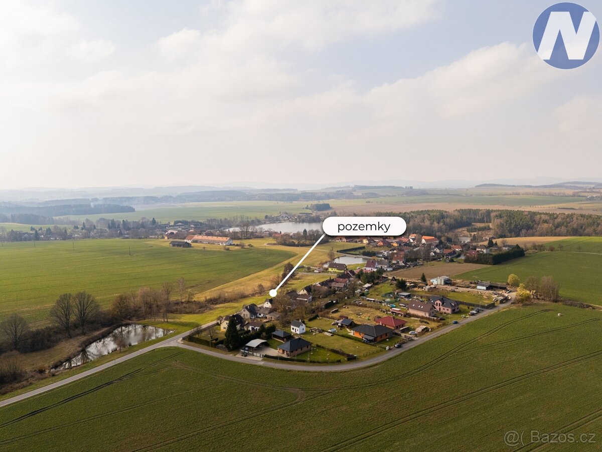 Prodej stavebních parcel v Borovanech u Milevska - 6