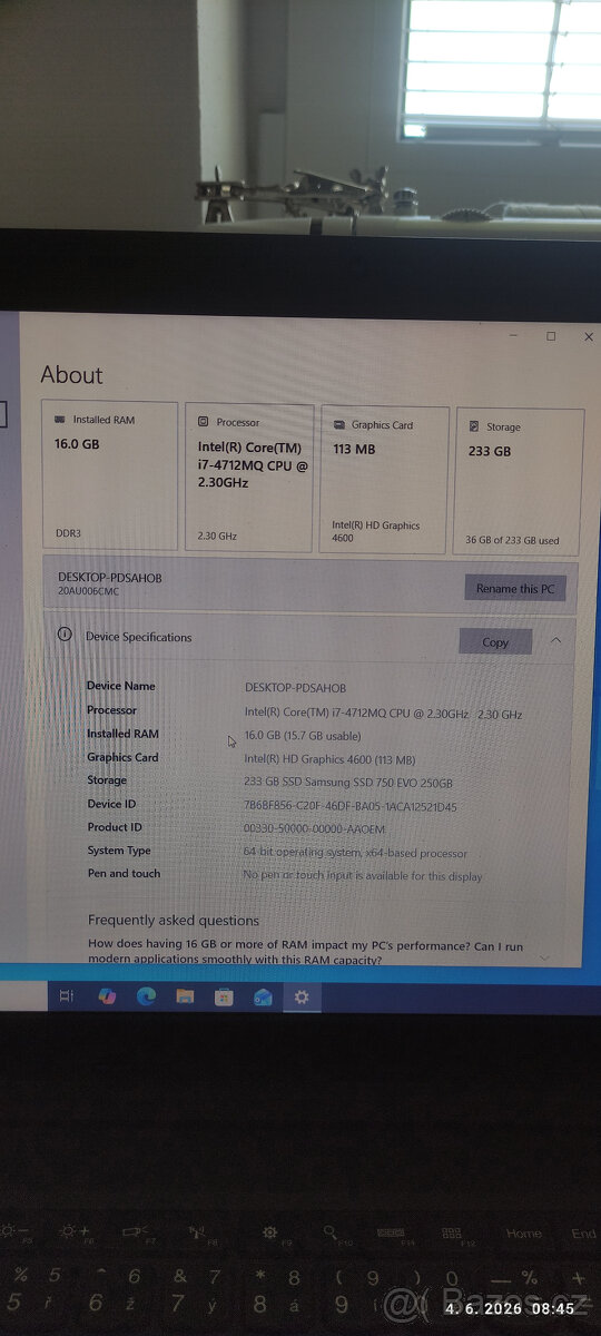 Lenovo Thinkpad L540/ i7/16gb - 6
