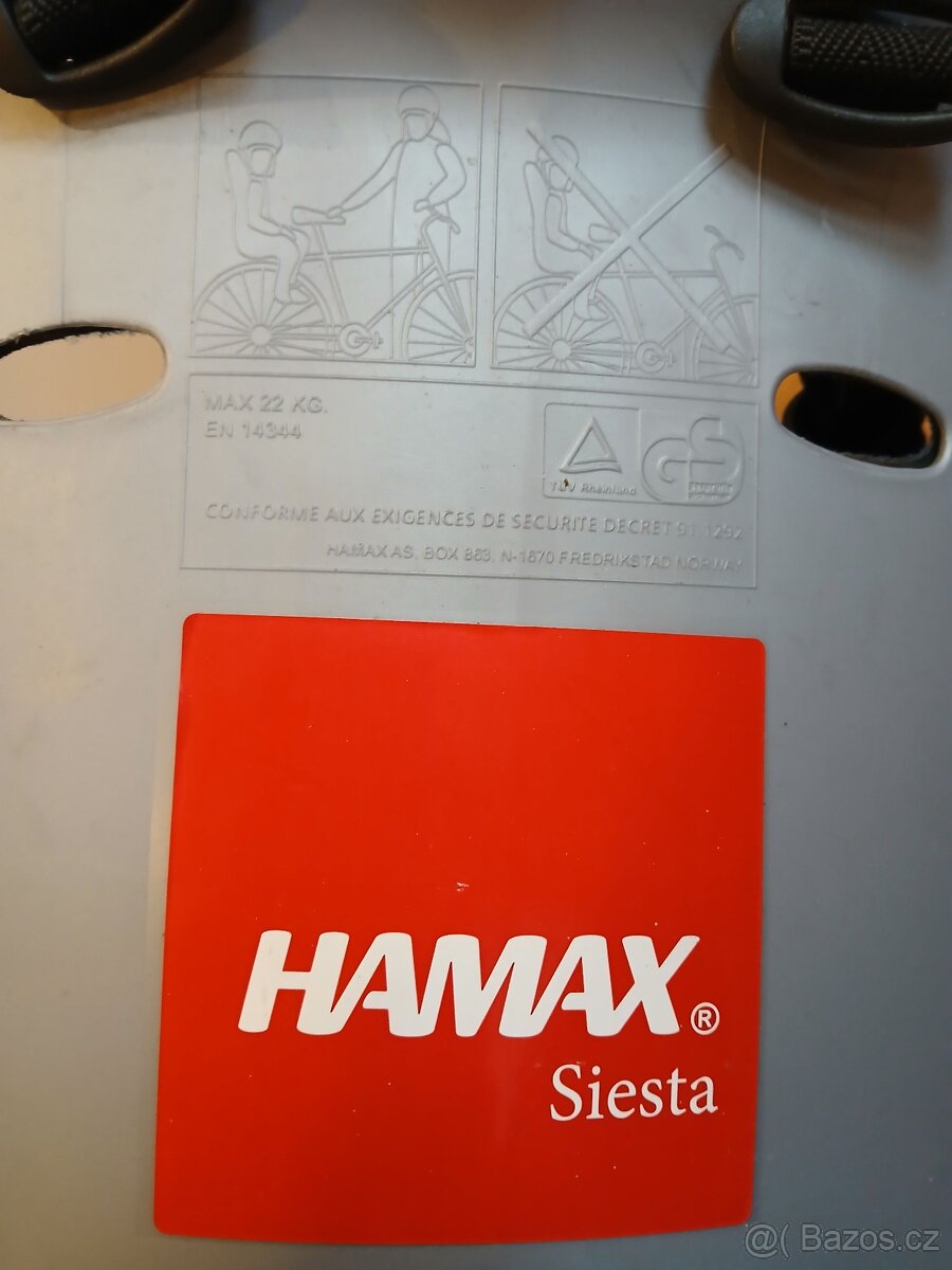 Hamax Siesta s polohováním a dvěma držáky na kolo - 6