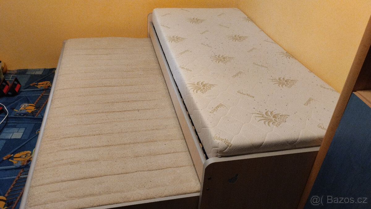 DĚTSKÁ POSTEL S ROZKLADEM A KVALITNÍ MATRACÍ 190X80 - 6