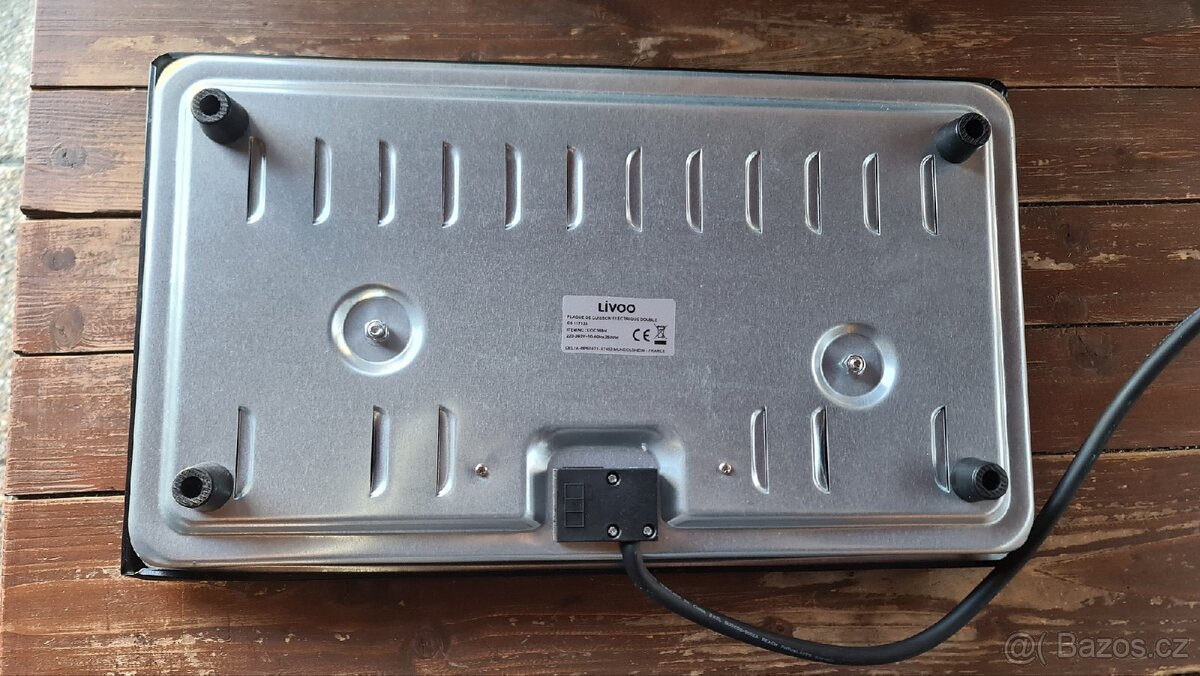 Dvouplotýnkový elektrický vařič Livoo 2500W (DOC168N) - 6