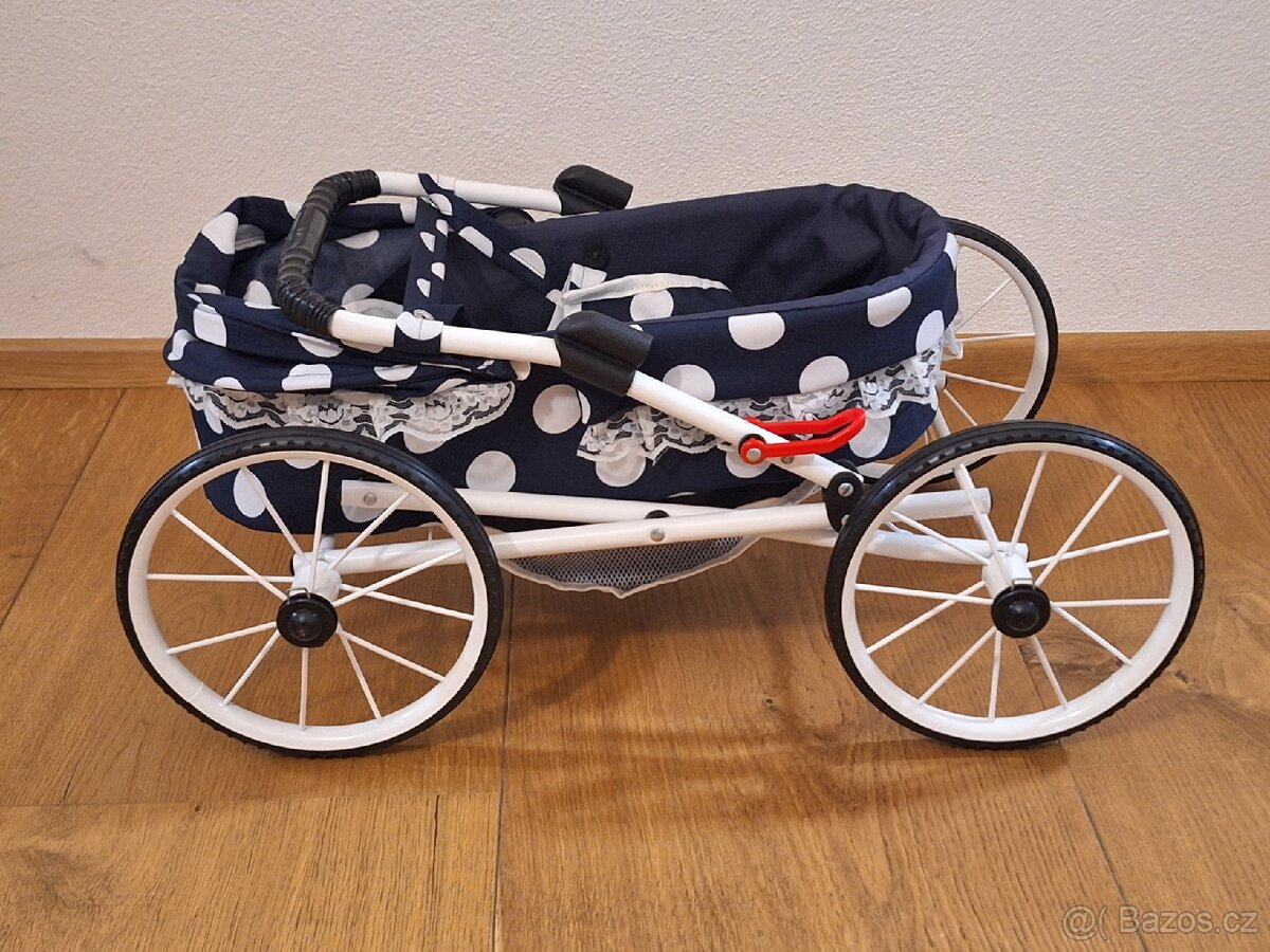 Teddies retro kočárek pro panenky - 6