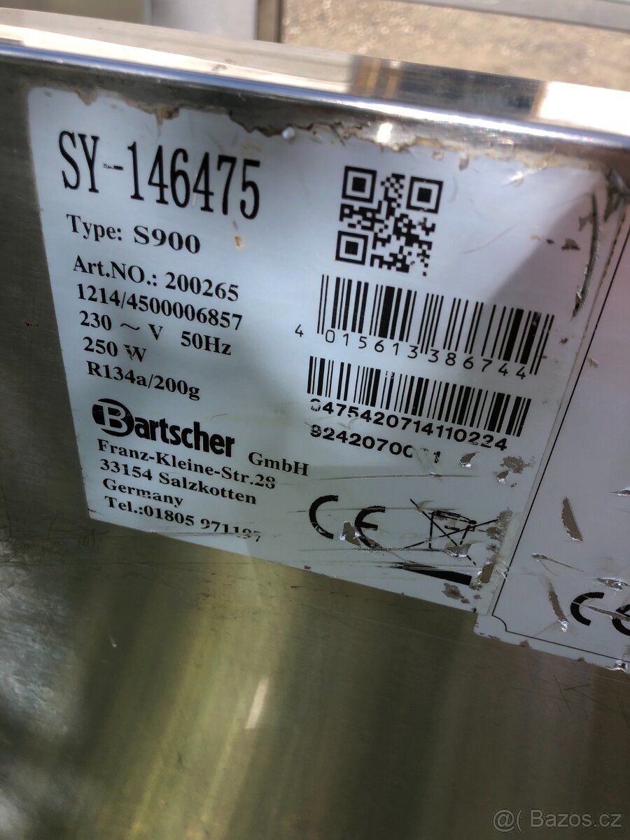 Chladící gastro nerezový stůl zn.BARTSCHER typ S900 (27486L) - 6