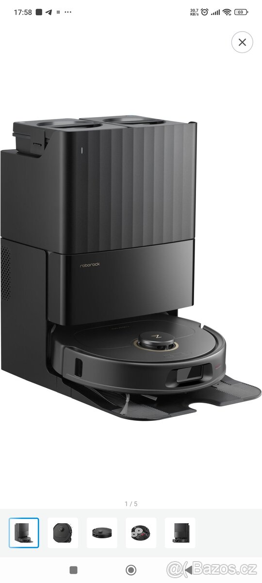 Robotický vysavač Roborock Qrevo 5AE black - 6