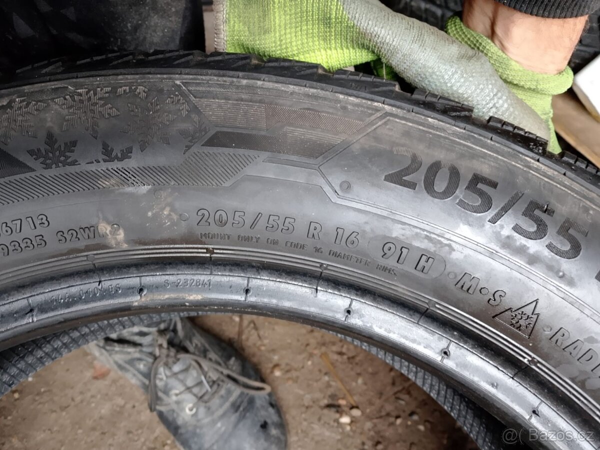 205/55/16 91h Barum - zimní pneu 2ks - 6