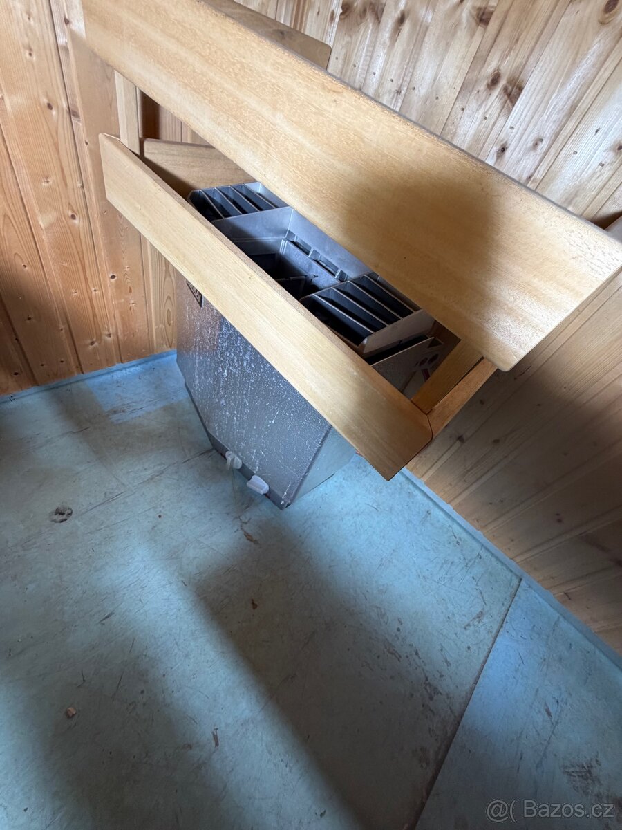 Finská sauna+kamna 6,6 kw - 6