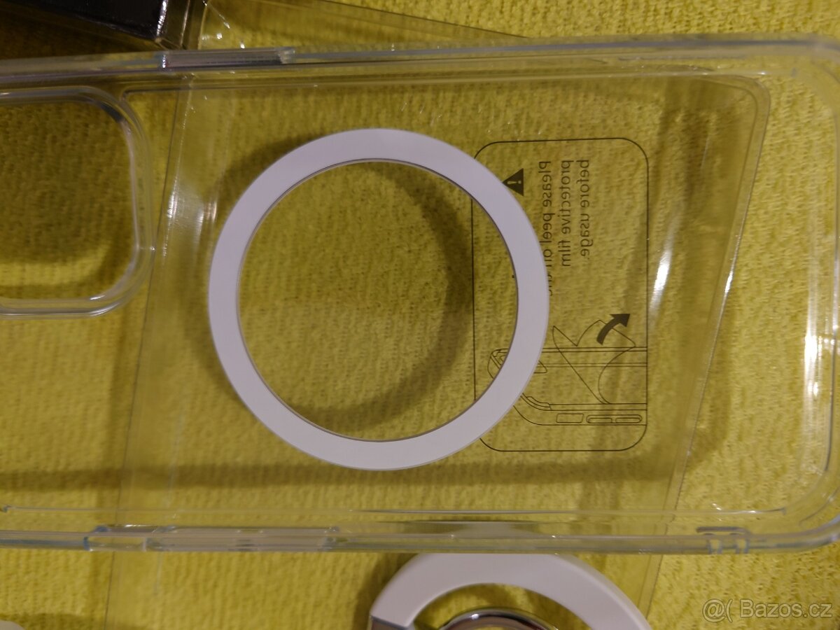 Zesílený průhledný magnetický obal na iPhone 14 - 6