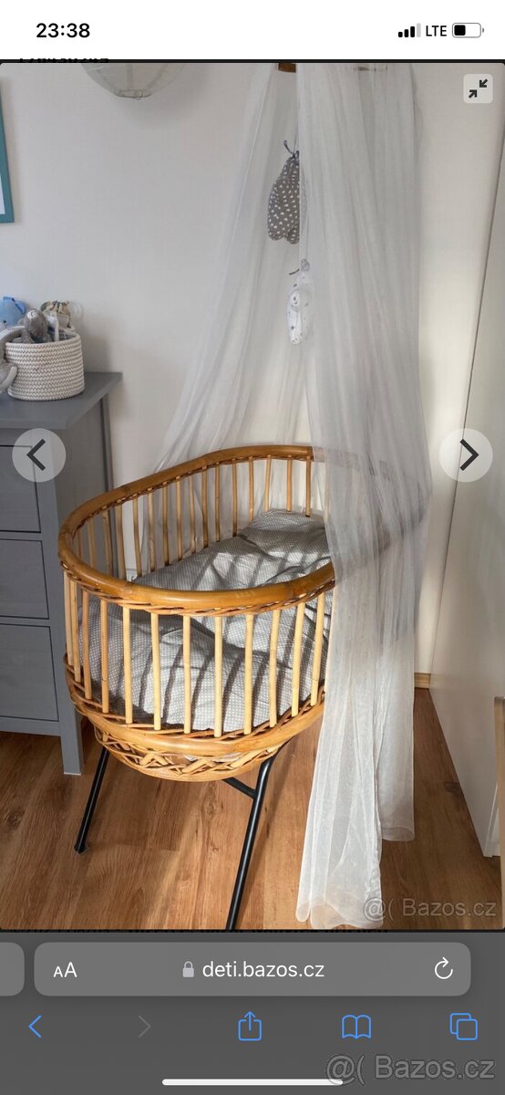 Ratanová postýlka - 6