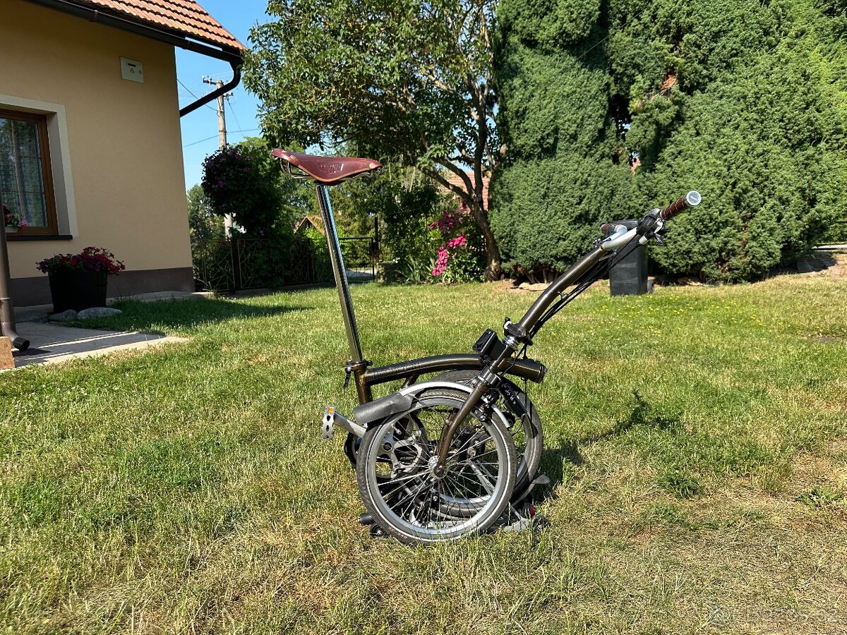 Bromton C-line 6speed + doplňky Brooks - 6
