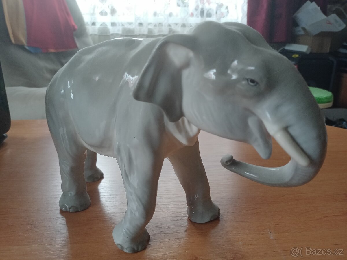 Soška slon retro koupím - 6