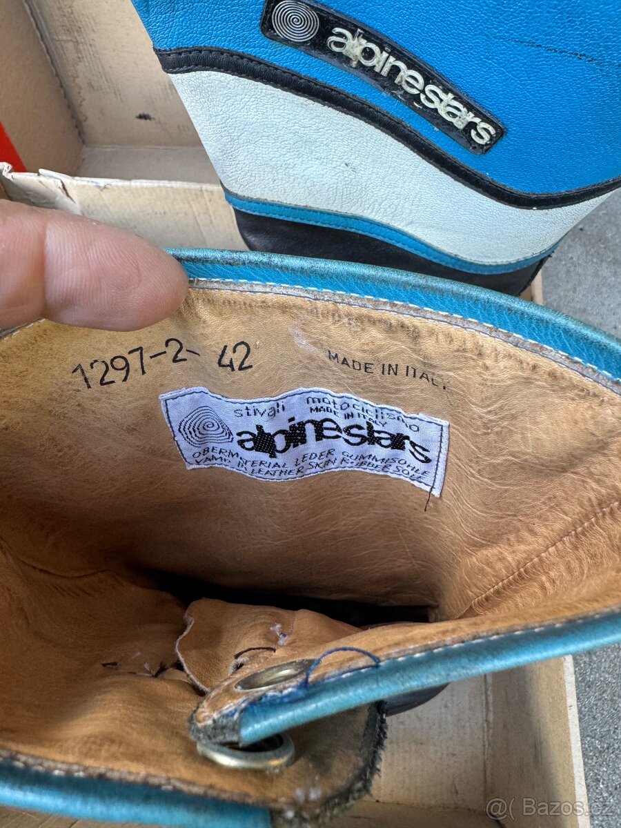 Prodám retro botky Alpinestars - 6