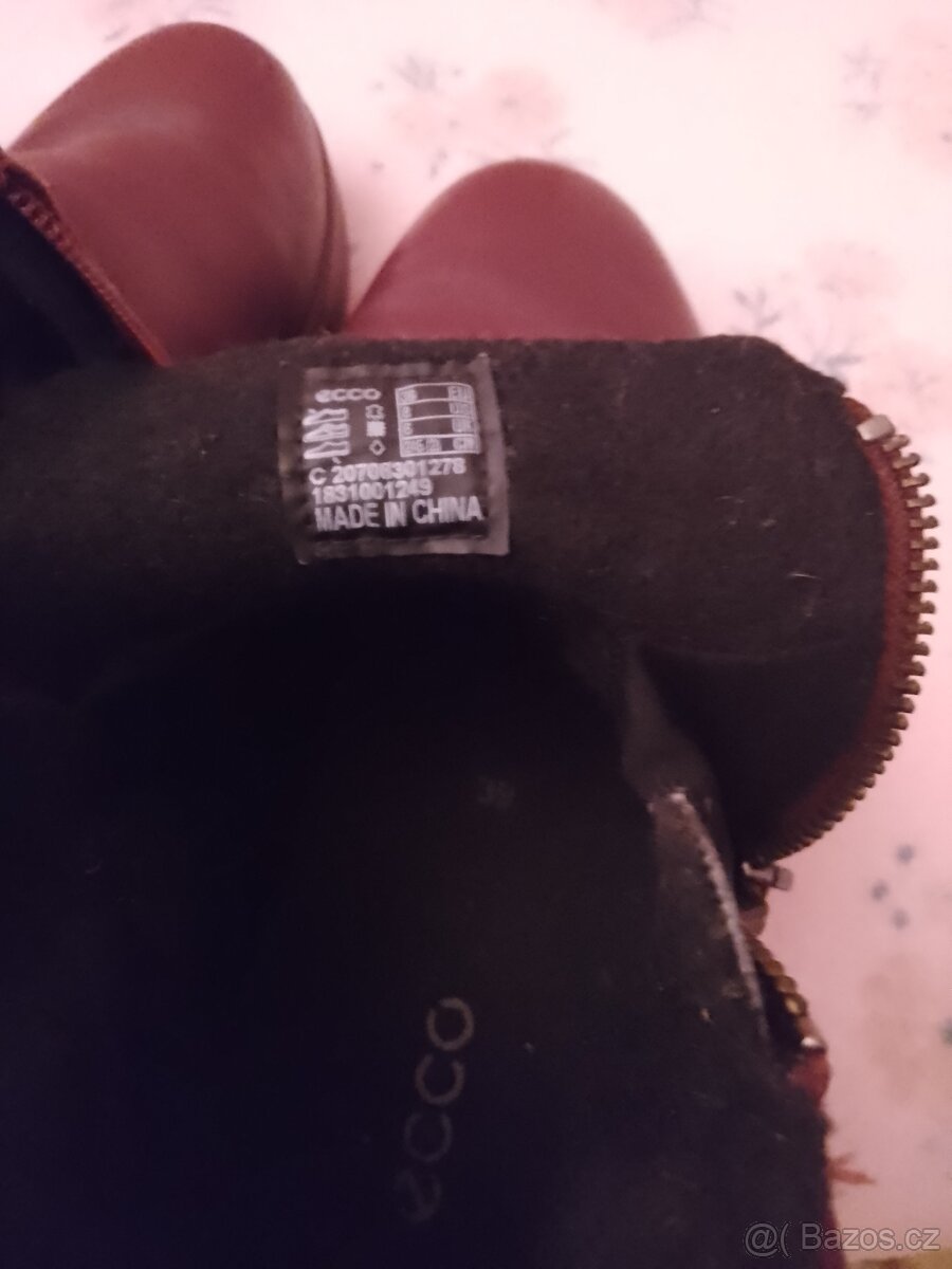 Kožené boty Ecco, vel.39 - 6