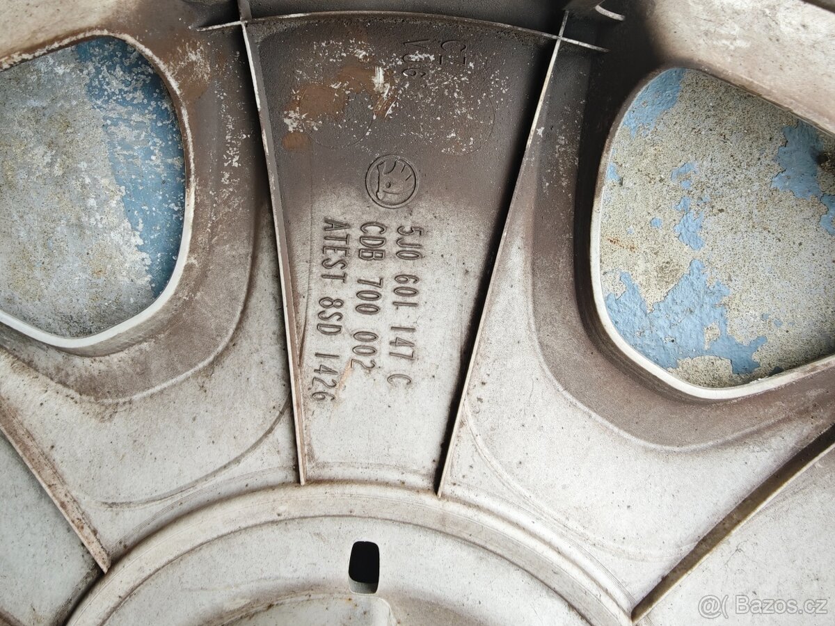 Poklice originální Škoda 15" - 6