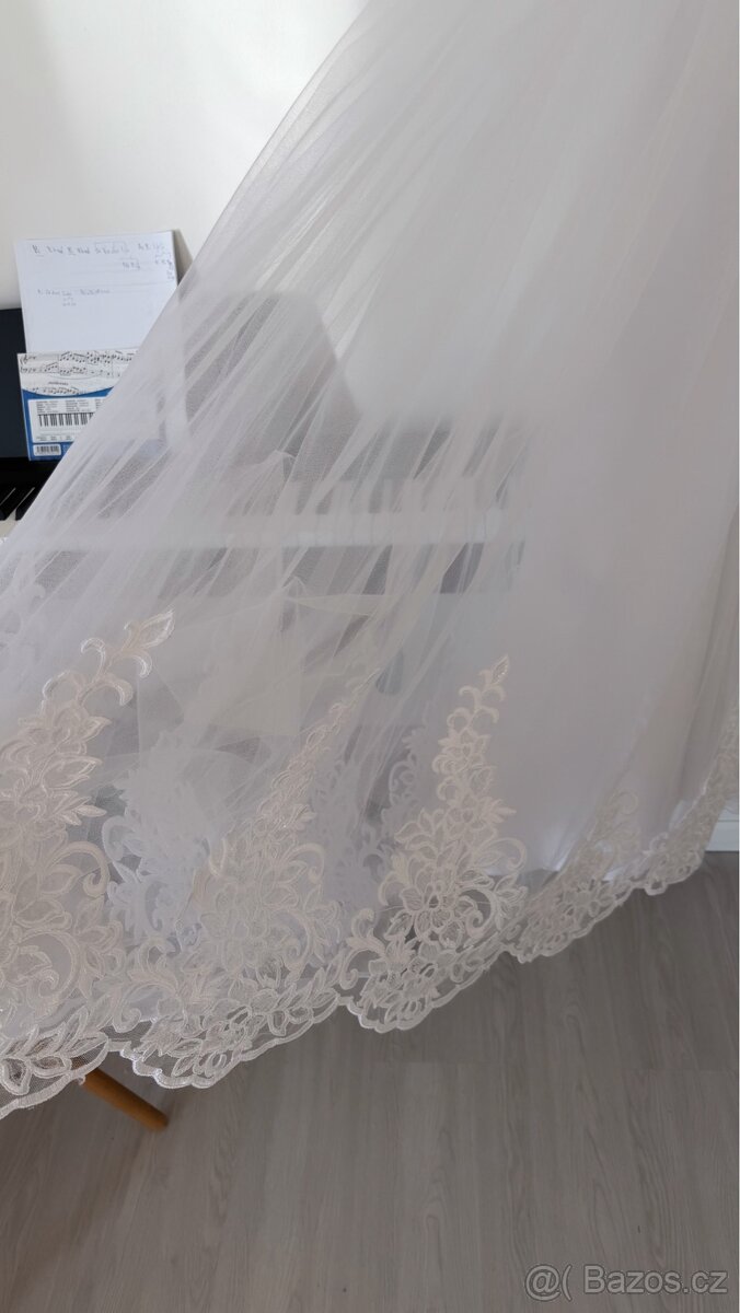 Svatební šaty nové S/M - 6