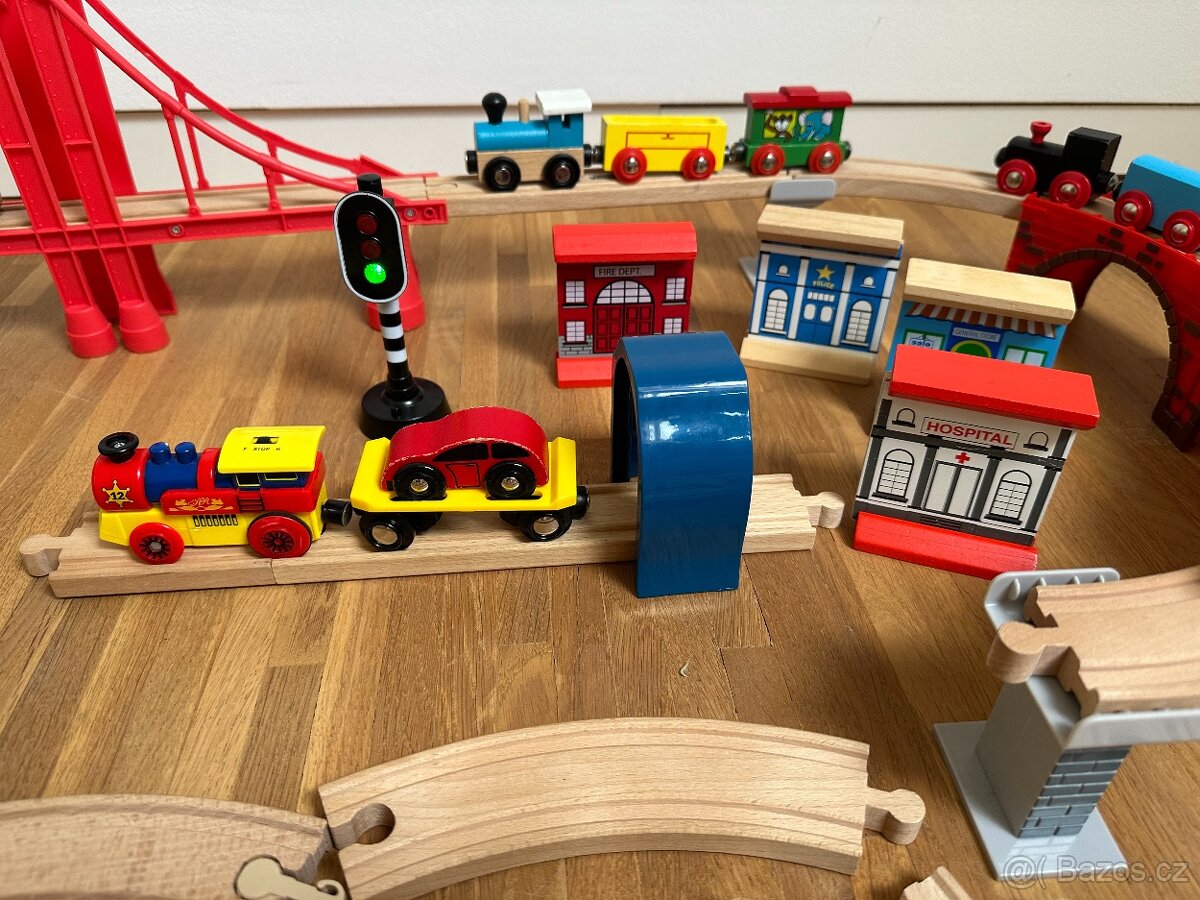 Dřevěná velká vláčková dráha - 6