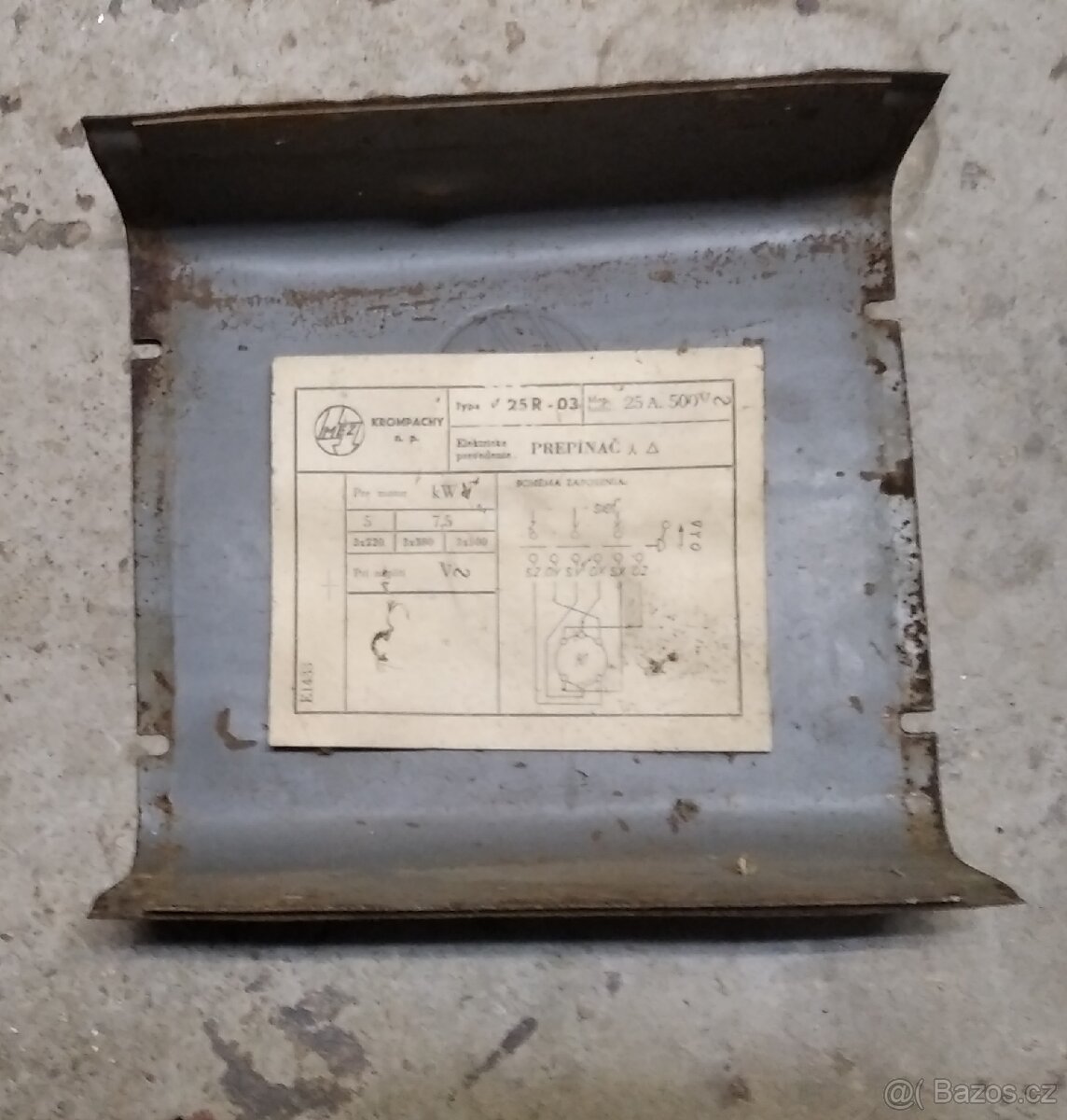 Prodám vypínač/prodám starý vypínač/prodám vypínač na pilu - 6