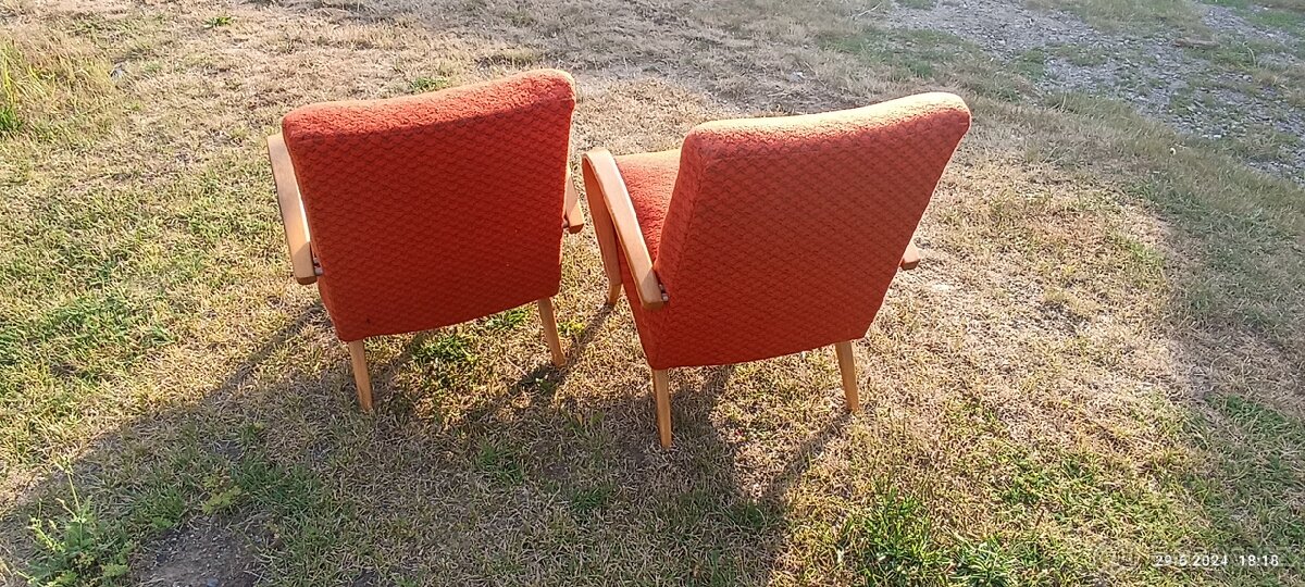 Křesla Brusel solidní stav žádný šrot - 6