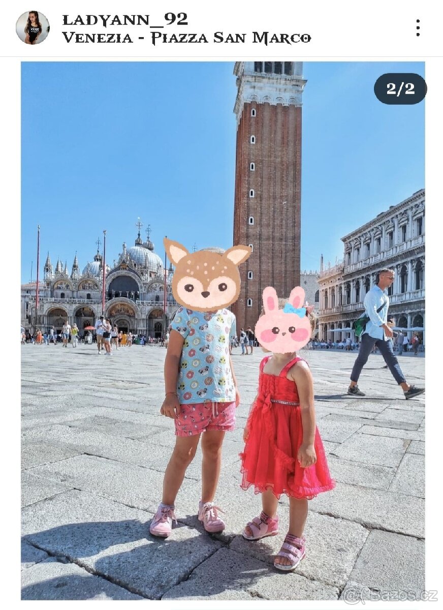 Nádherné růžové šaty pro holčičku 92 - 6