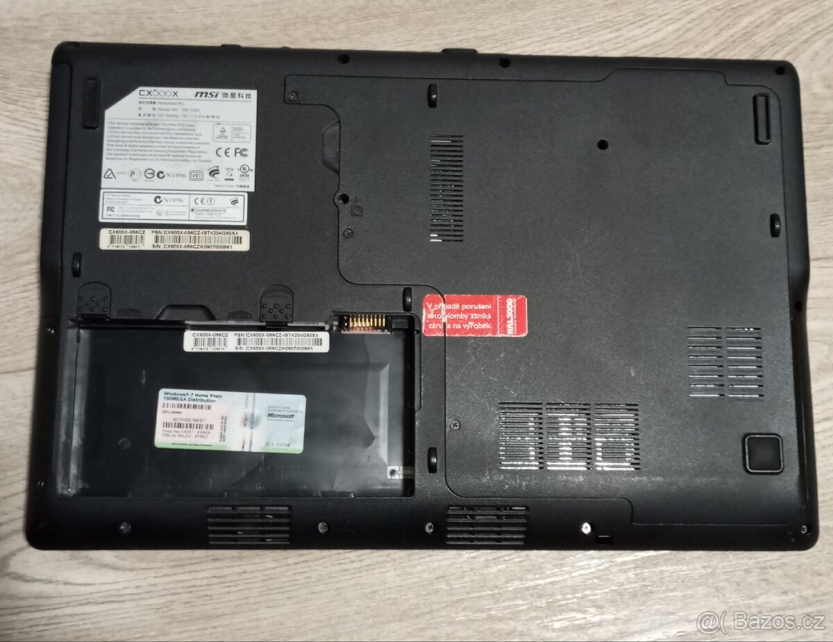 Notebook MSI MS-16G1 (FX600MX) - 6