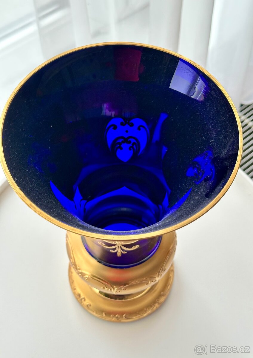 Vysoká váza Cobalt Blue - 6