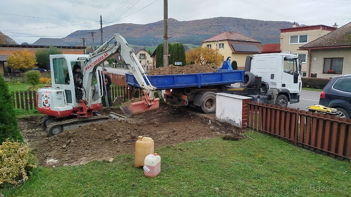 Zemní práce Olomouc a okolí – bagr, minibagr, výkopy, dumper - 6