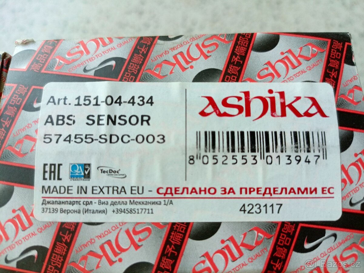 Čidlo – senzor ABS (snímač počtu otáček kol) Honda - 6