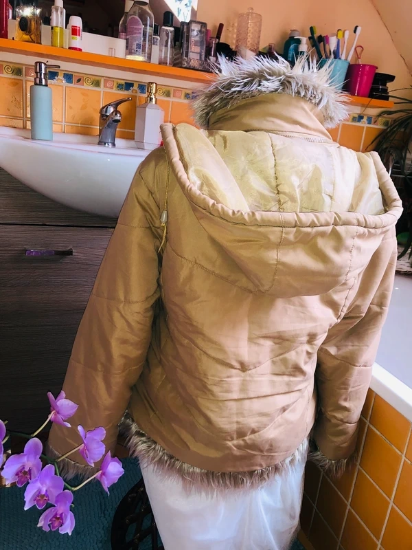 # bunda# zimni# s kapuci# kozisek# odnimatelnakapuce - 6