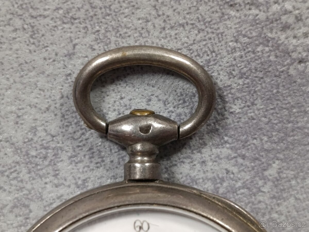 Stříbrné kapesní hodinky - kličovky, rok 1885 - 6