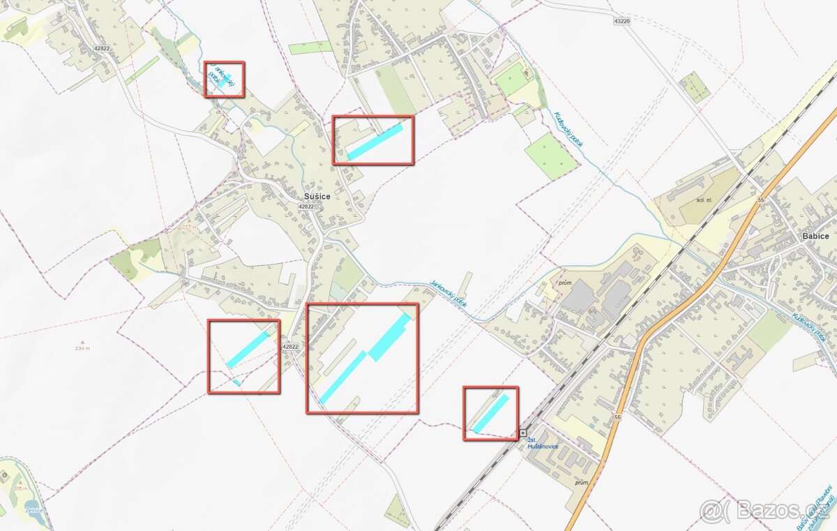 Prodej polí blízko obce - 3,3 ha - Sušice u UH - 6