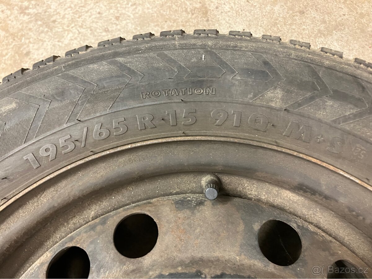 Disky 5x108 r15 + pneu 195/65/r15 - 6