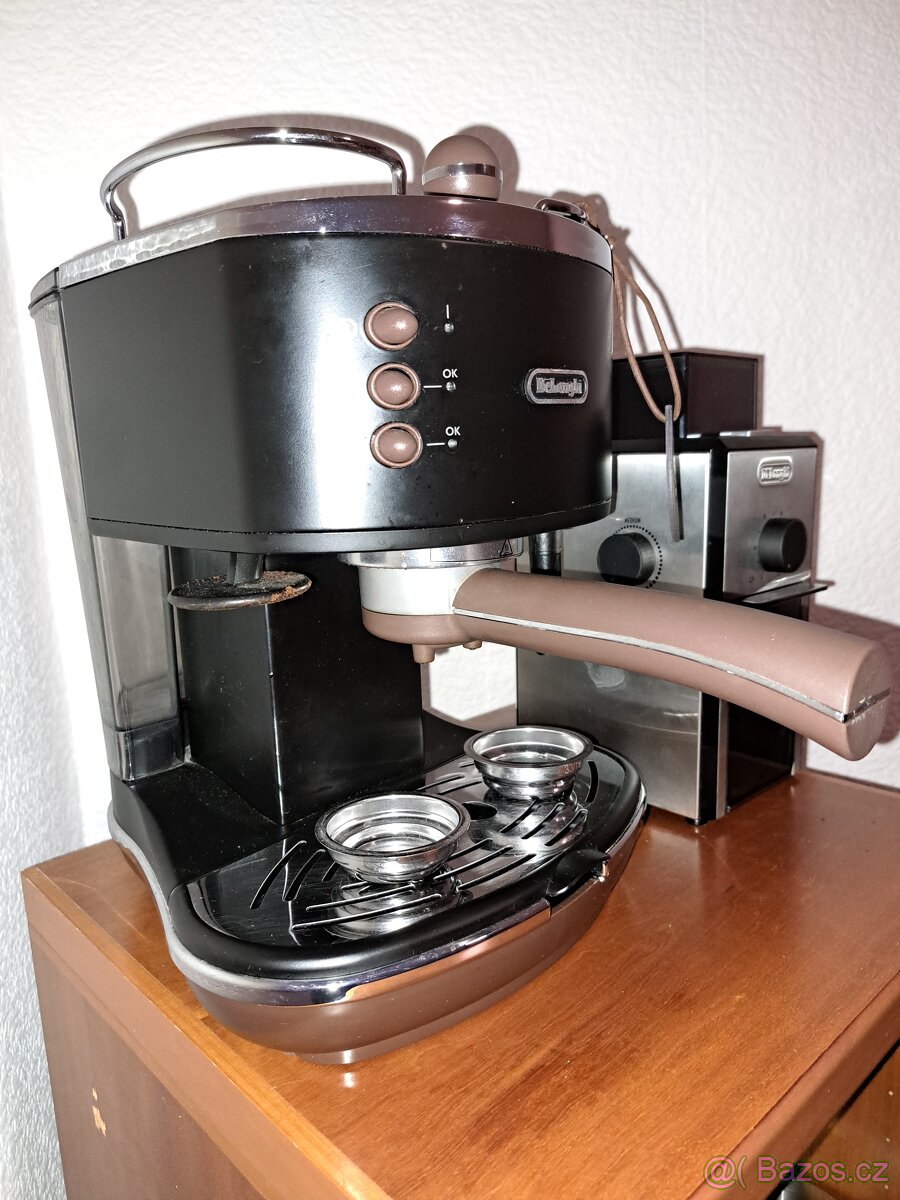 Kávovar Delonghi Icona vintage a mlýnek Delonghi - 6