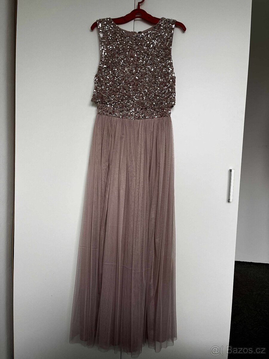 Společenské/plesové šaty - velikost 34 - 6