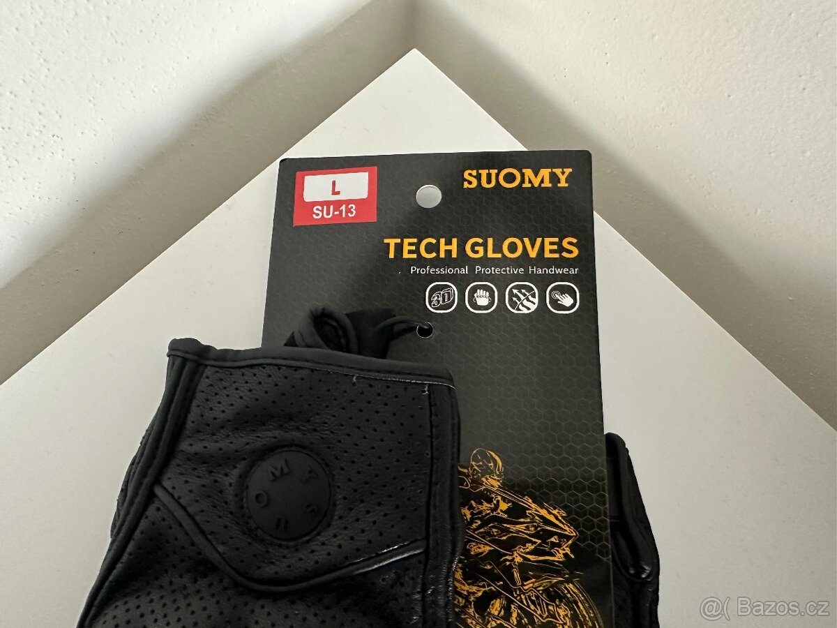 Motorkářské rukavice Suomy vel. L - 6