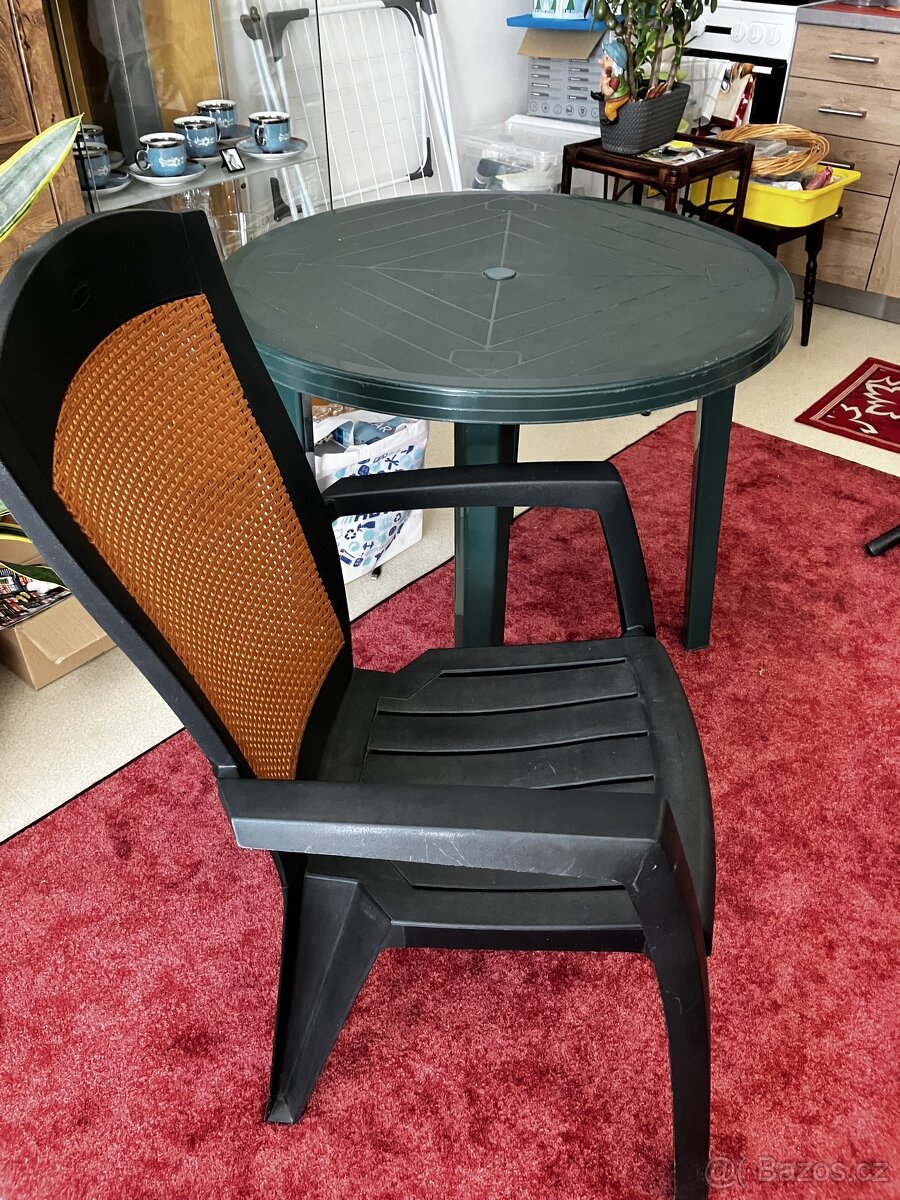 Zahradní židle, stůl, lavice - 6