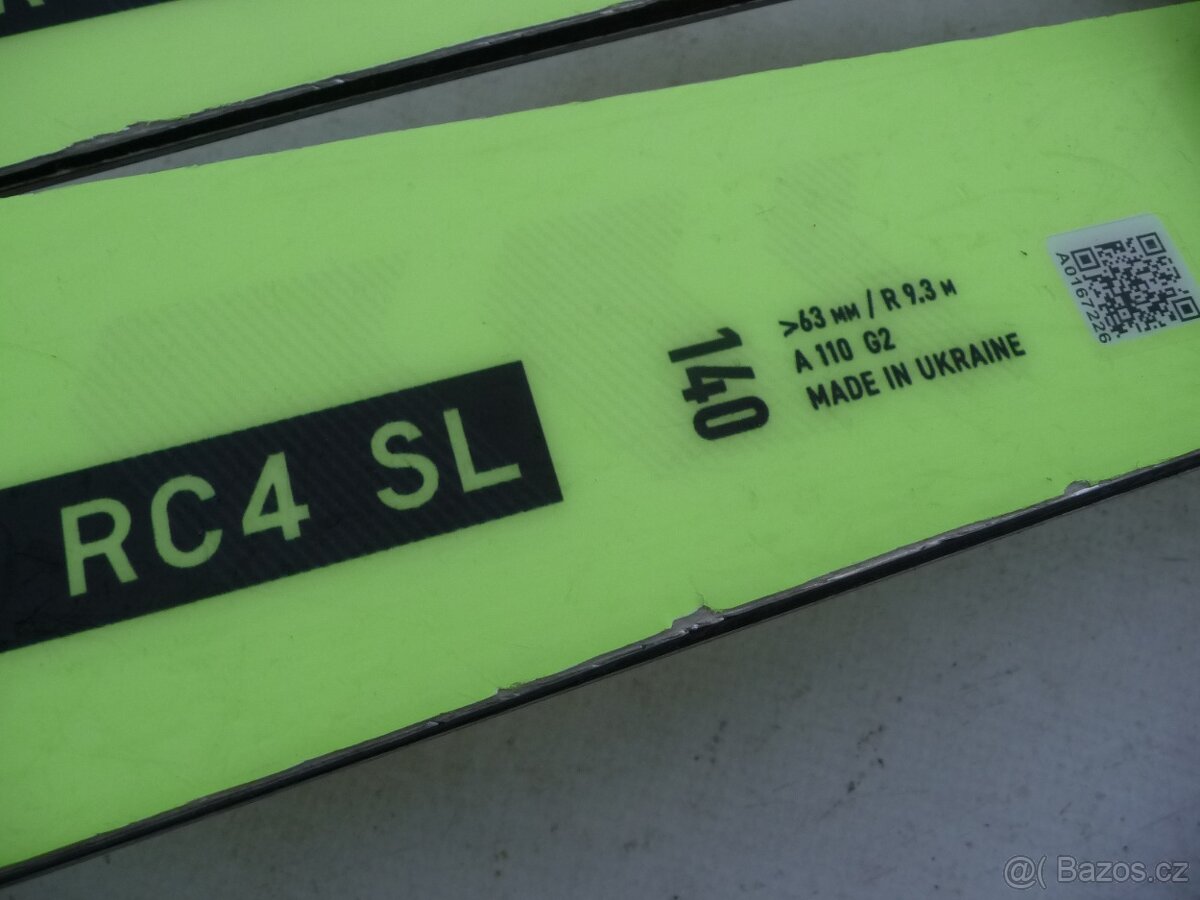 lyže FISCHER RC4 SL - 140 cm sezona 21/22 TOP SLALOM - 6